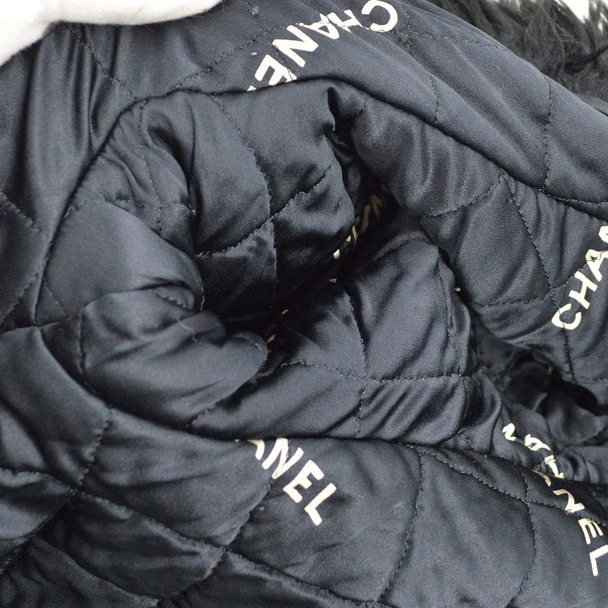 CHANEL O3095 #34 Zip-up Coat Black Fur - Image 11