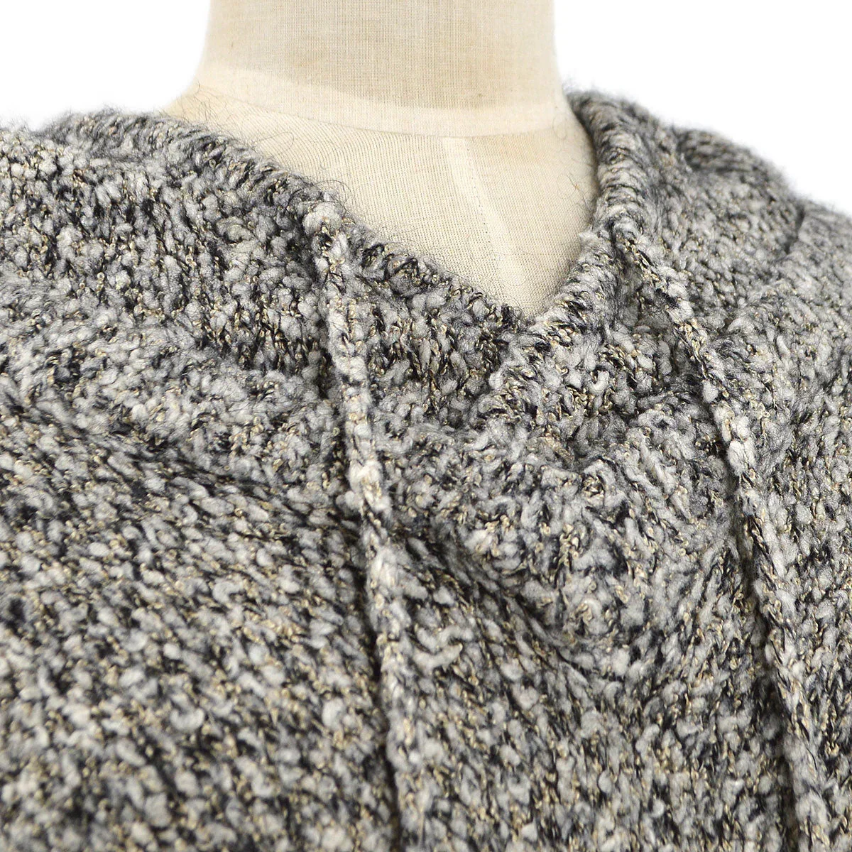 CHANEL 2007 penguin knitted drawstring hoodie - Image 5