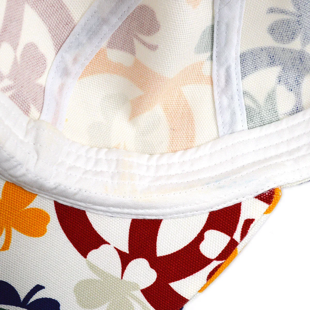 Chanel White Cap Hat Clover Small Good #M - Image 6
