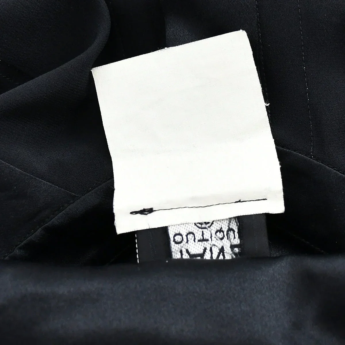 Chanel Ribbon Blouse Shirt Black 94A #36 - Image 10