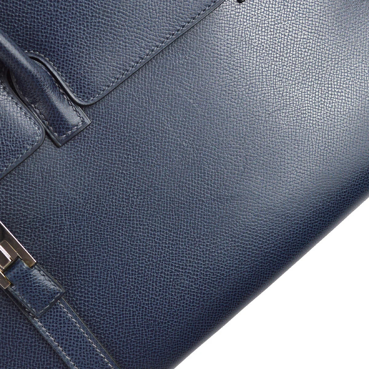 Hermes 2002 Navy Veau Grain Lisse Drag 2 32 - Image 7