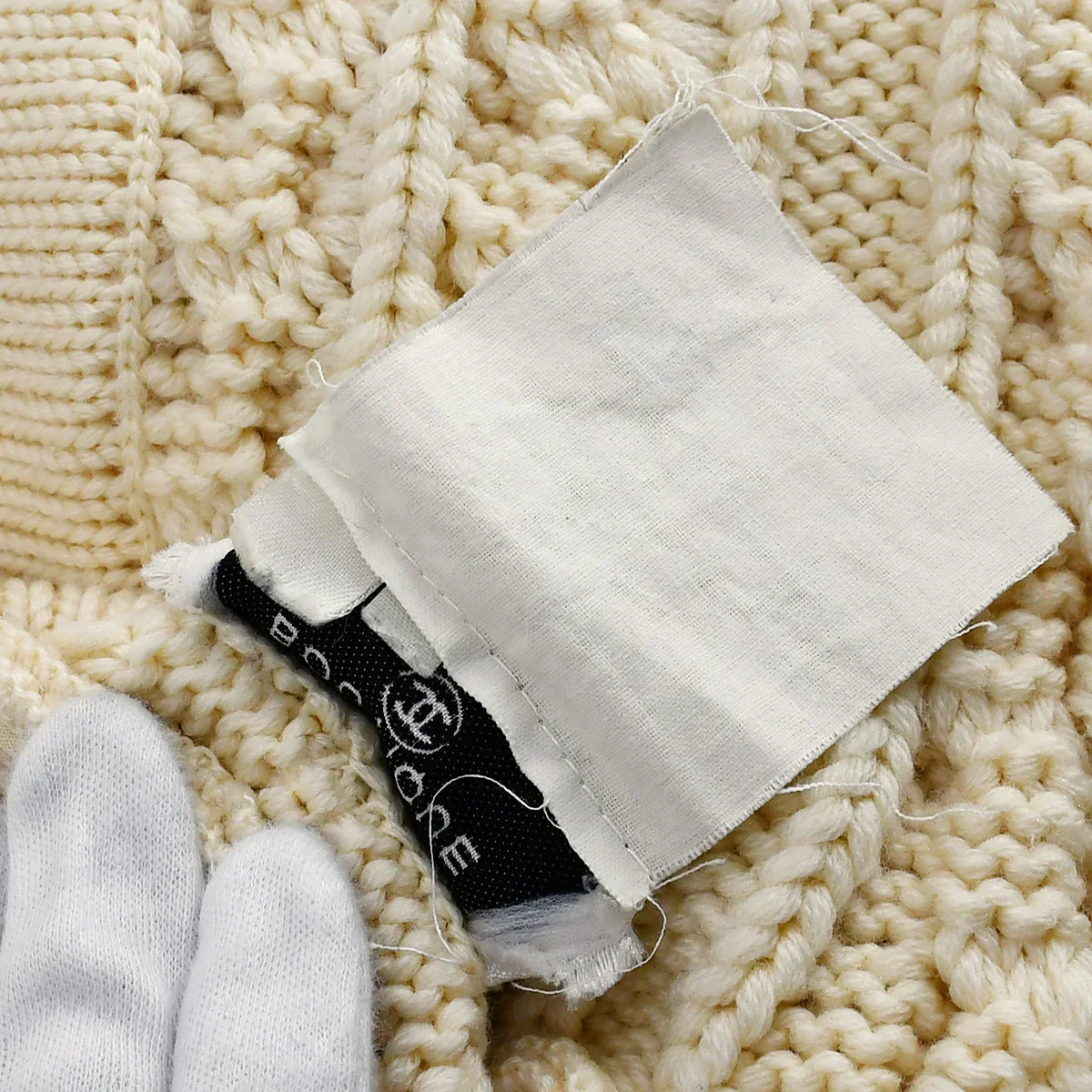 Chanel cable-knit wool long cardigan #38 - Image 10