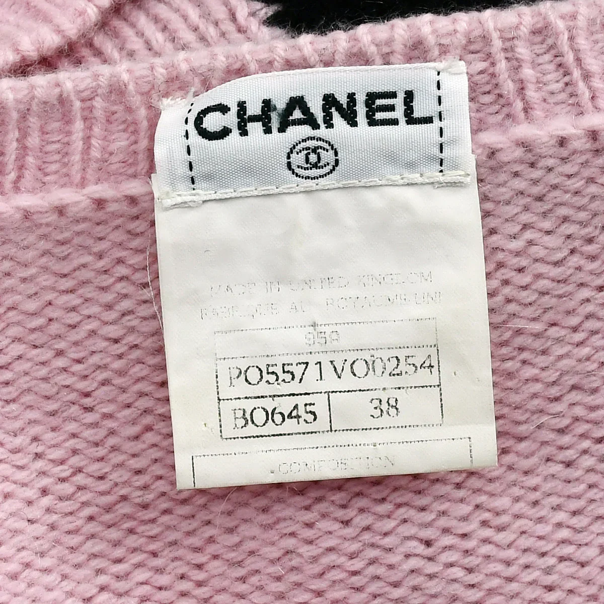 Chanel Fall 1995 Bow Motif Cashmere Jumper #38 - Image 8