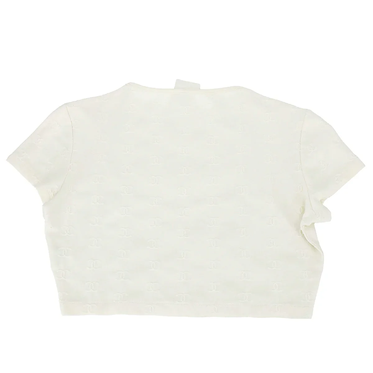 Chanel Cropped T-shirt White - Image 2