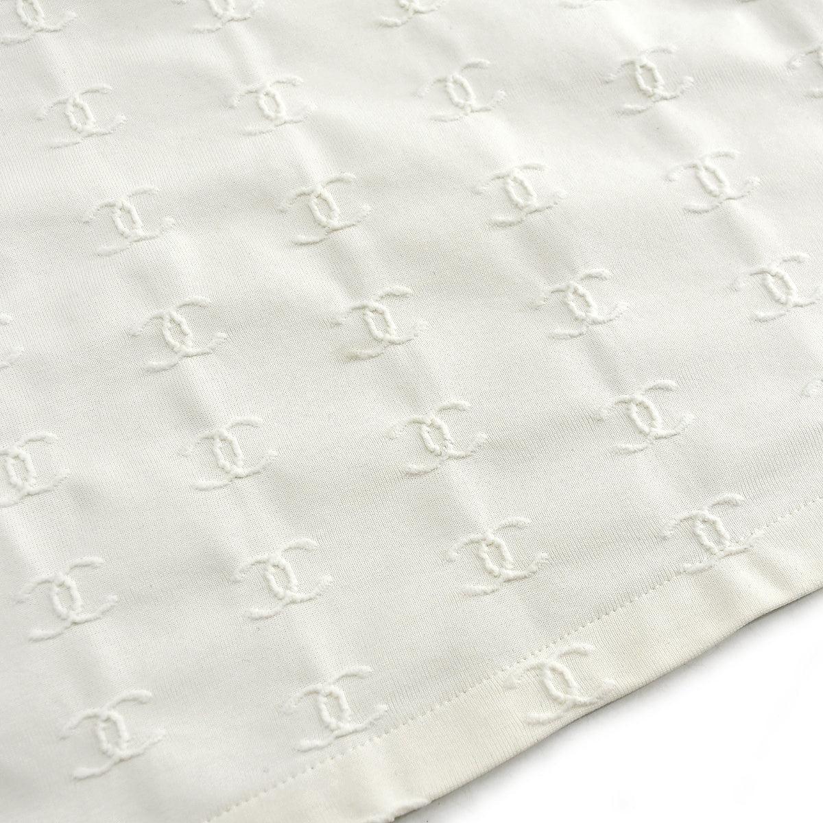 Chanel Cropped T-shirt White - Image 3