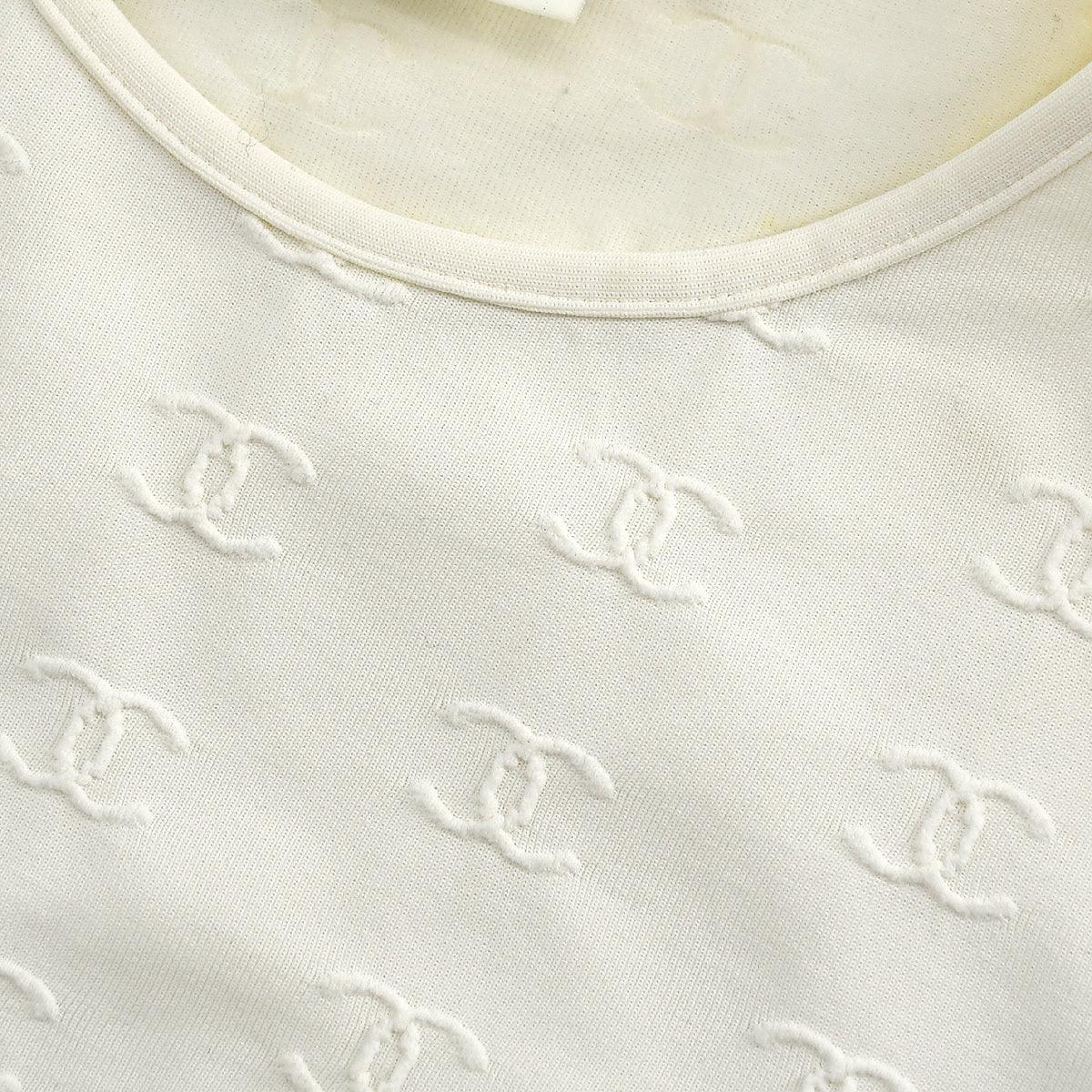 Chanel Cropped T-shirt White - Image 5