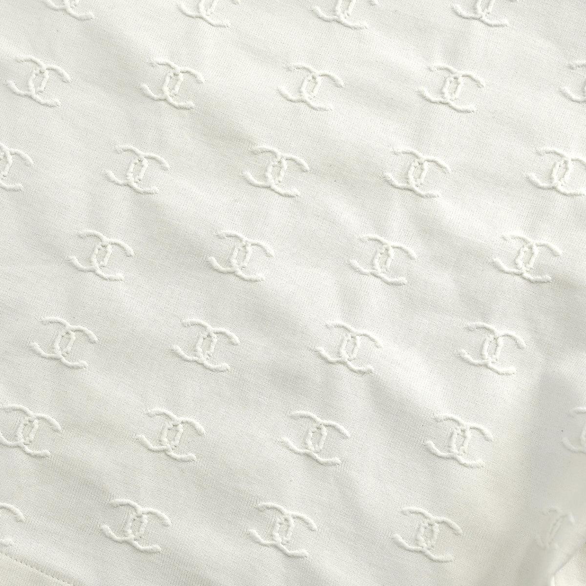 Chanel Cropped T-shirt White - Image 7