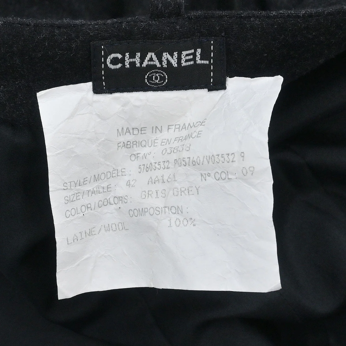 Chanel Long Pants Black #42 - Image 9