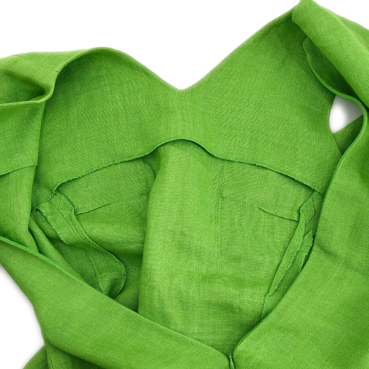 Chanel Sleeveless Dress Green - Image 8