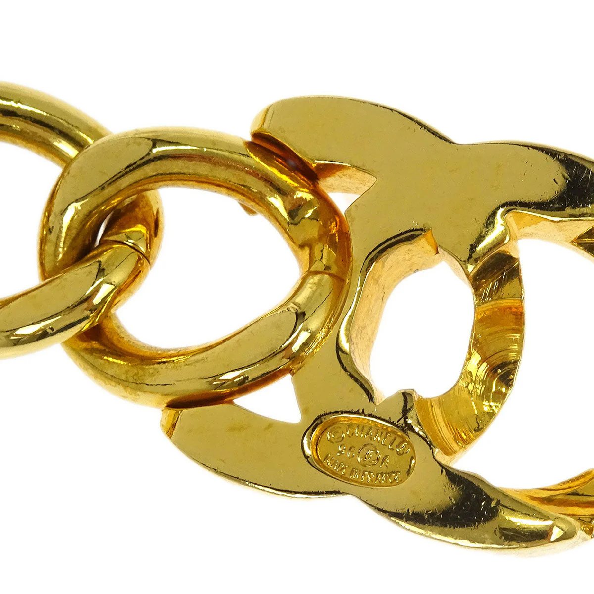 Chanel Gold CC Turnlock Chain Belt 96A - Image 4