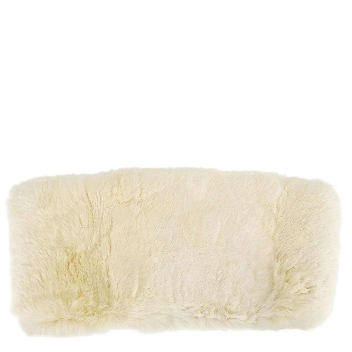 Chanel Fur Shawl Muffler Stole White - Image 2