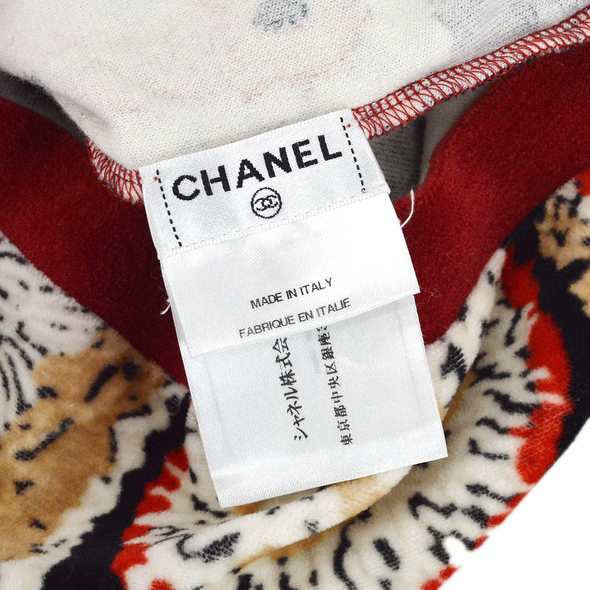 Chanel Short Sleeve Tops Red Black 09P - Image 9