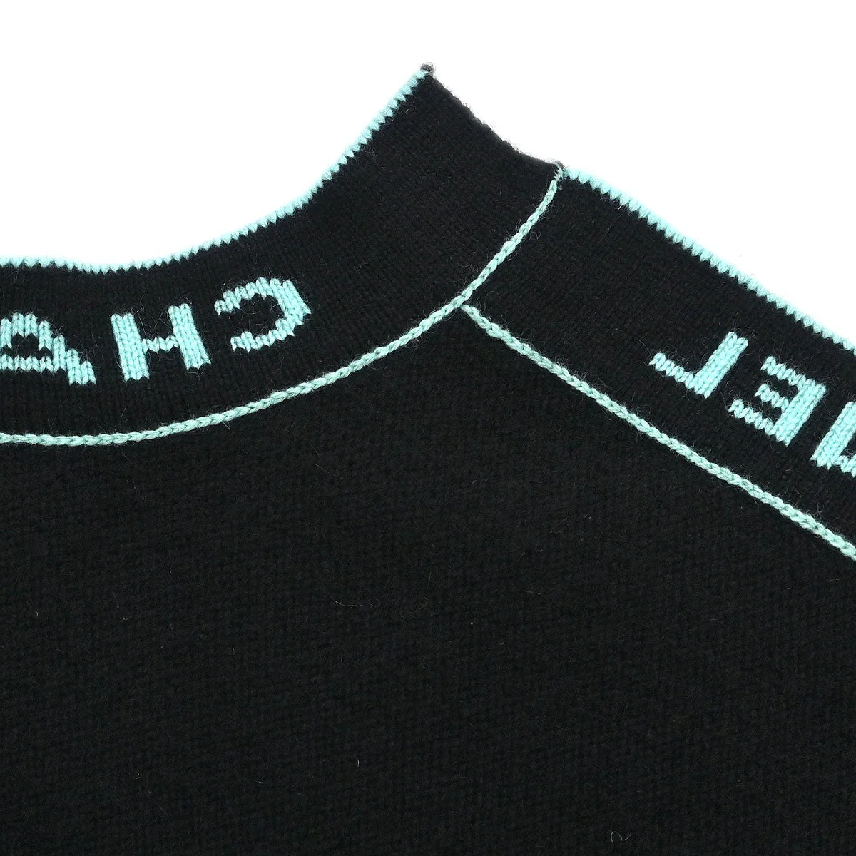 Chanel 1995 Set Cardigan Short Sleeve Top Black #42 - Image 11