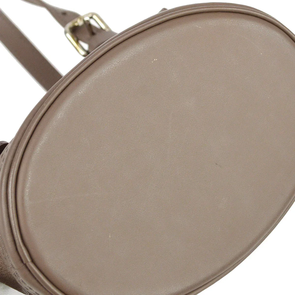 Louis Vuitton 2001 Beige Monogram Satin Little Bucket Handbag M92145 - Image 3