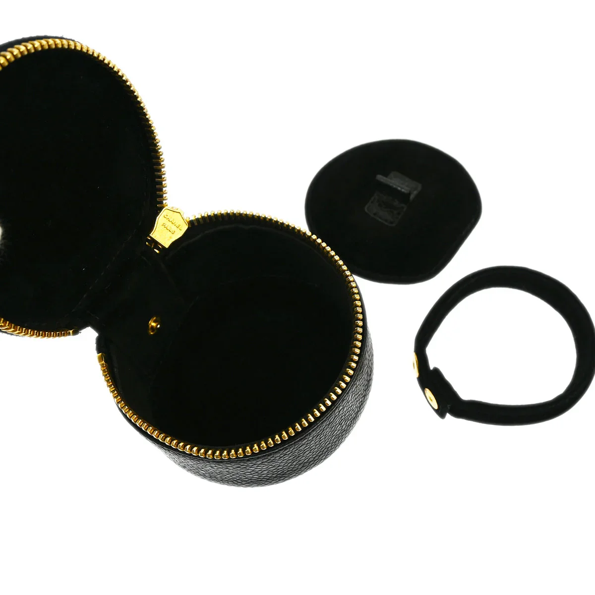 Chanel Black Caviar Jewelry Case Pouch - Image 6