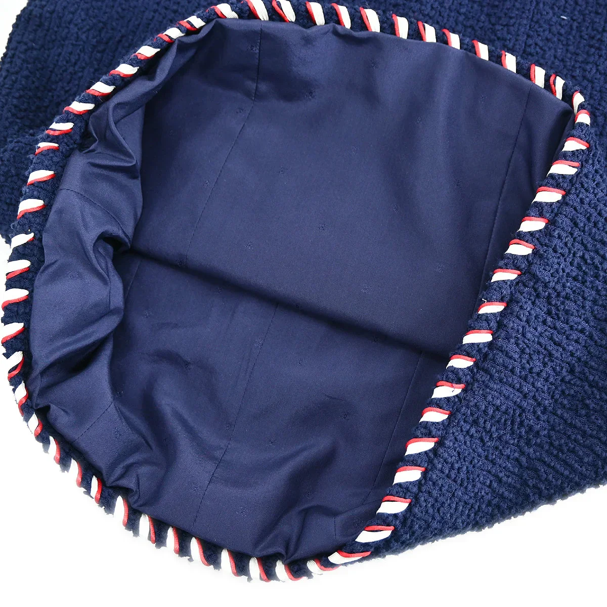 Chanel 1993 Setup Suit Jacket Skirt Navy #34 - Image 6
