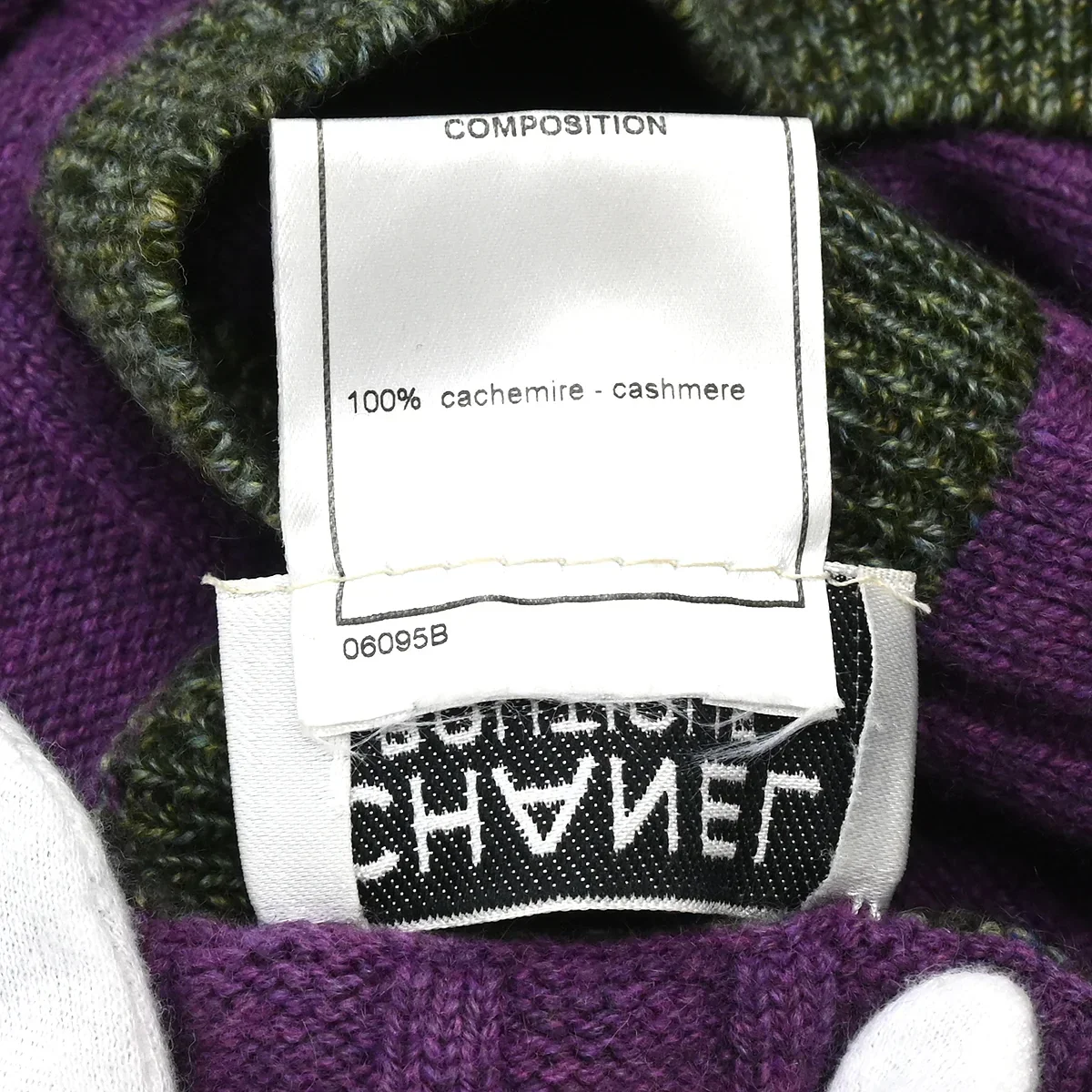 Chanel 1997 Short Sleeve Sweater Purple #38 - Image 10