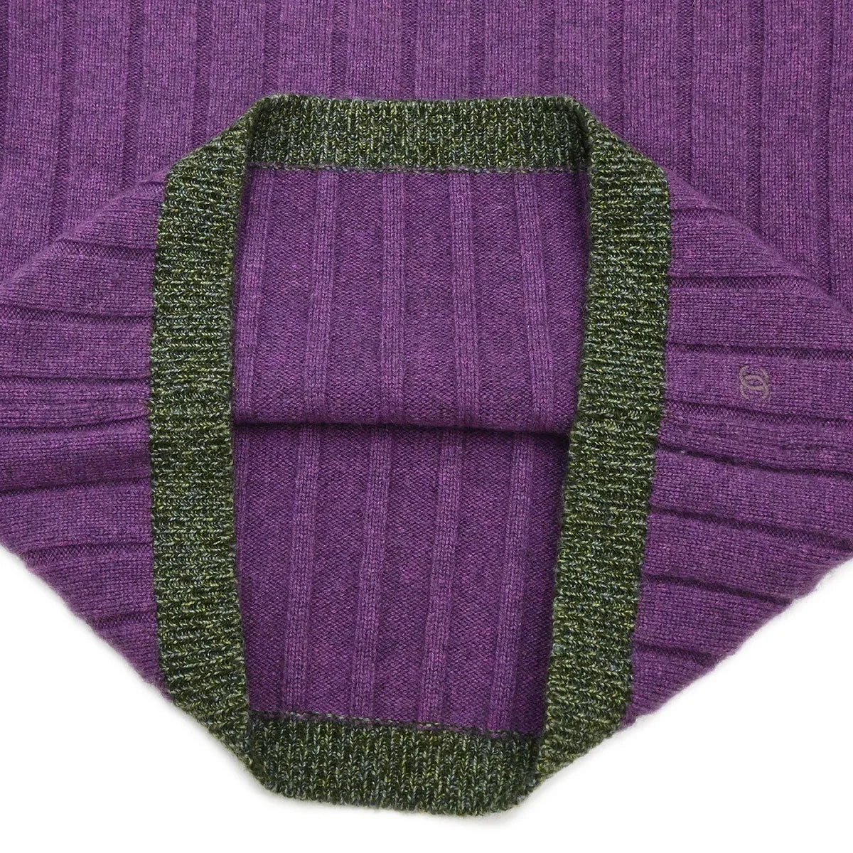 Chanel 1997 Short Sleeve Sweater Purple #38 - Image 5
