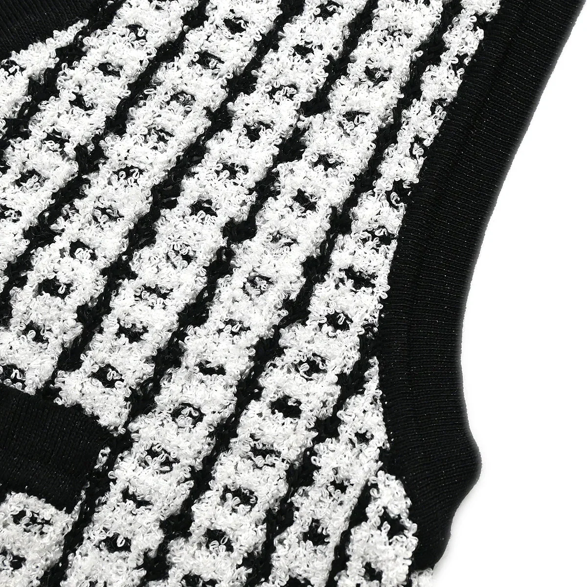 Chanel 1997 Vest Sweater Top White #42 - Image 6