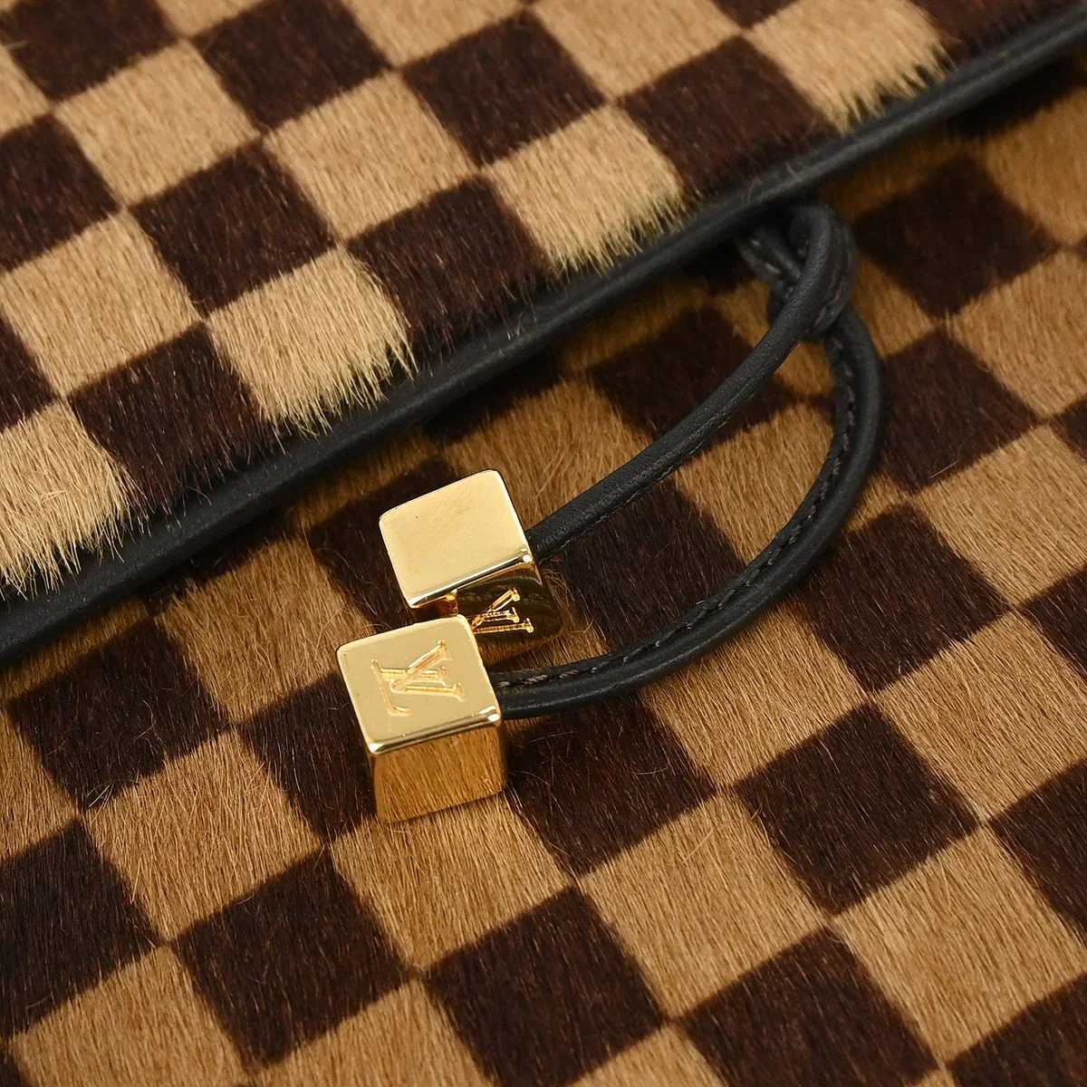Louis Vuitton 2003 Damier Sauvage Lion Handbag M92131 - Image 6