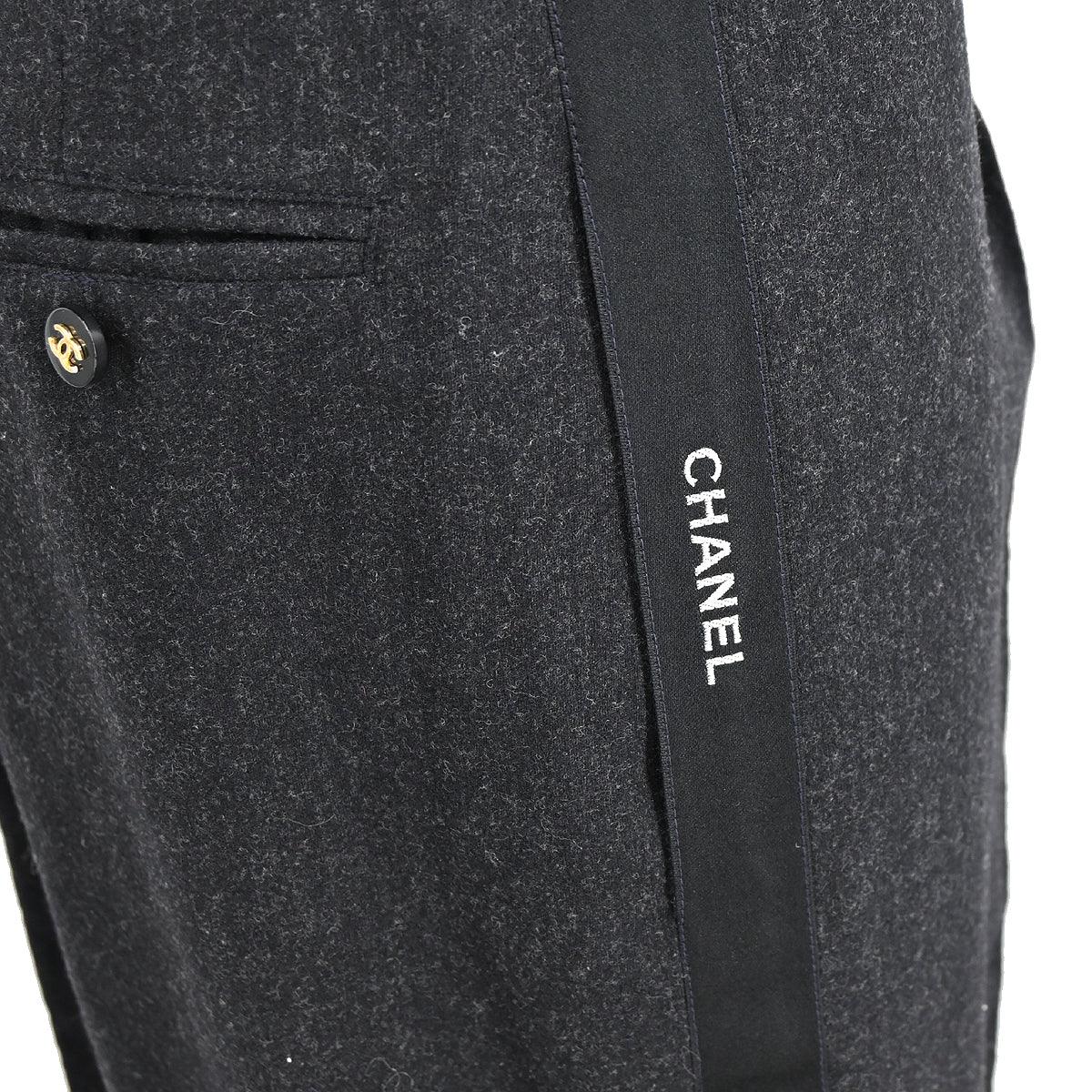 Chanel Long Pants Dark Gray - Image 10