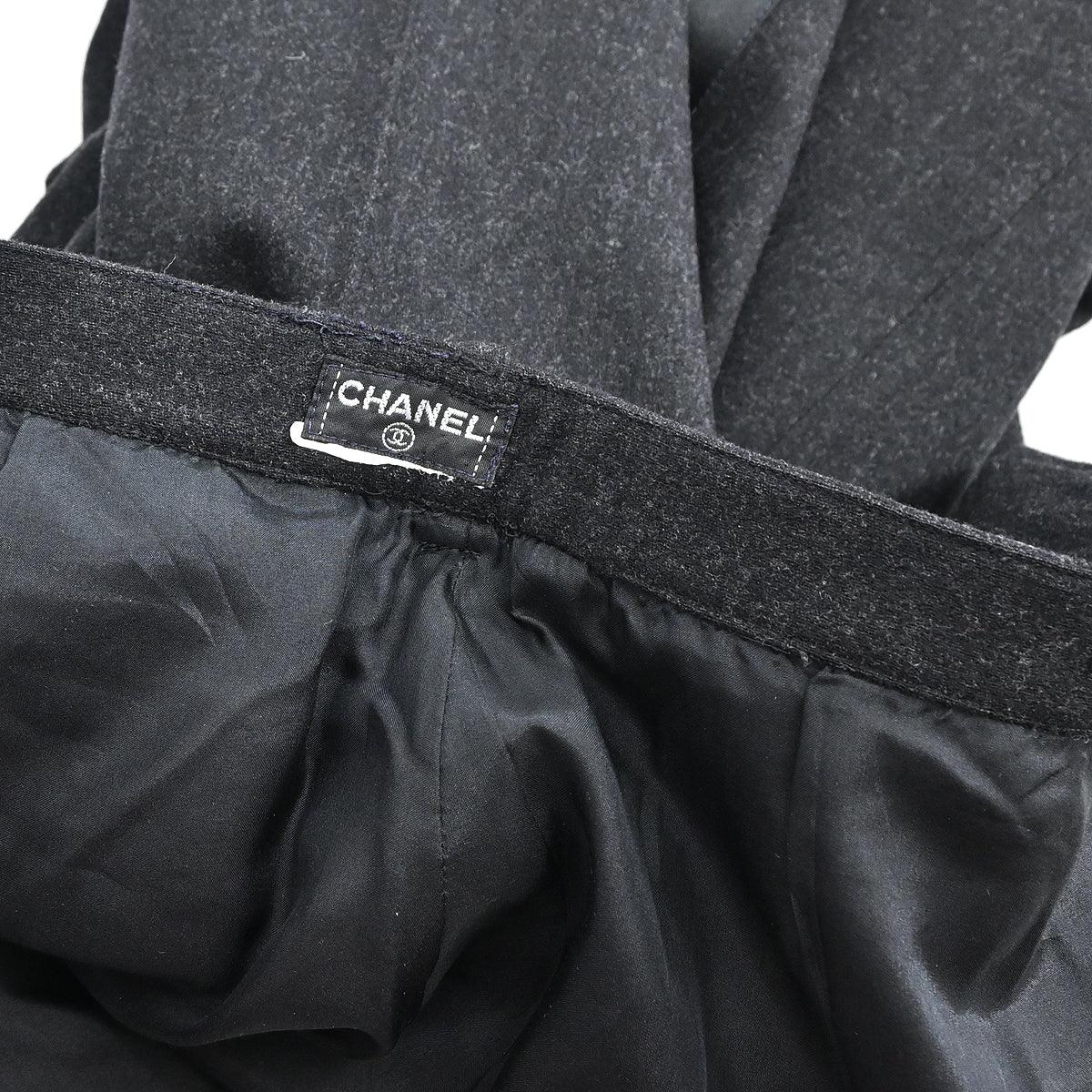 Chanel Long Pants Dark Gray - Image 5