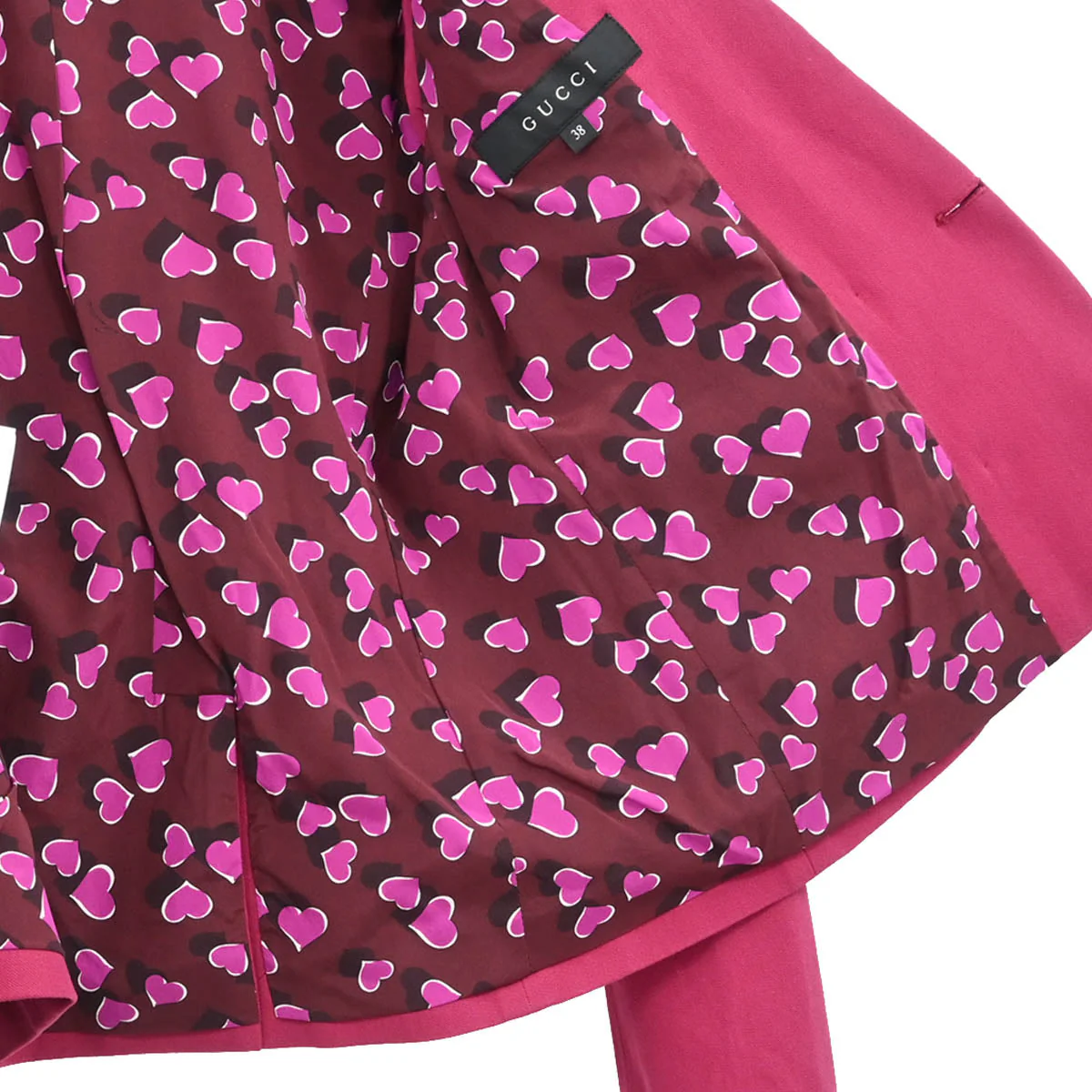 Gucci 2013 Double Breasted Jacket Pink #38 - Image 10