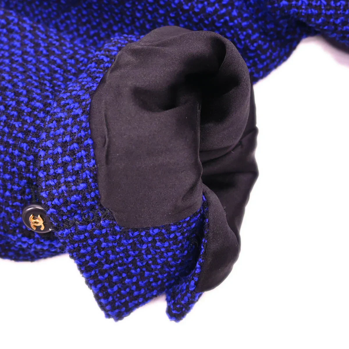 Chanel 1995 Skirt Suit Jacket Navy #40 - Image 5