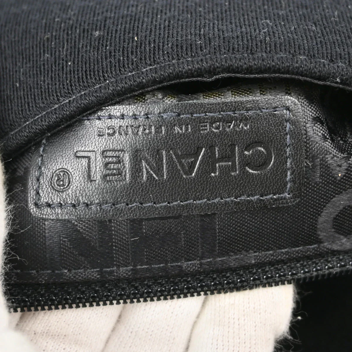 Chanel 2003-2004 Black Cotton Ice Cube Shoulder Bag - Image 10