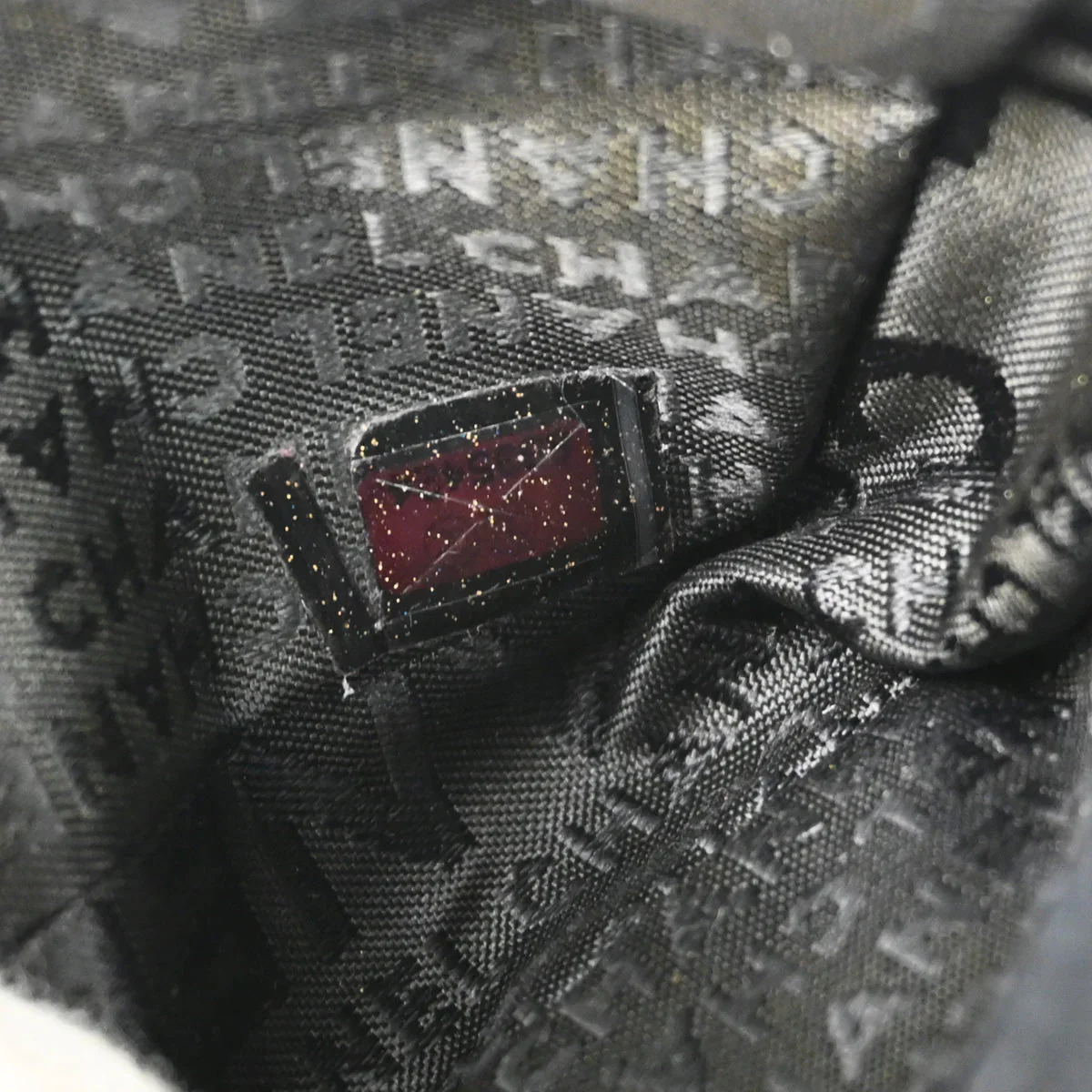 Chanel 2003-2004 Black Cotton Ice Cube Shoulder Bag - Image 11