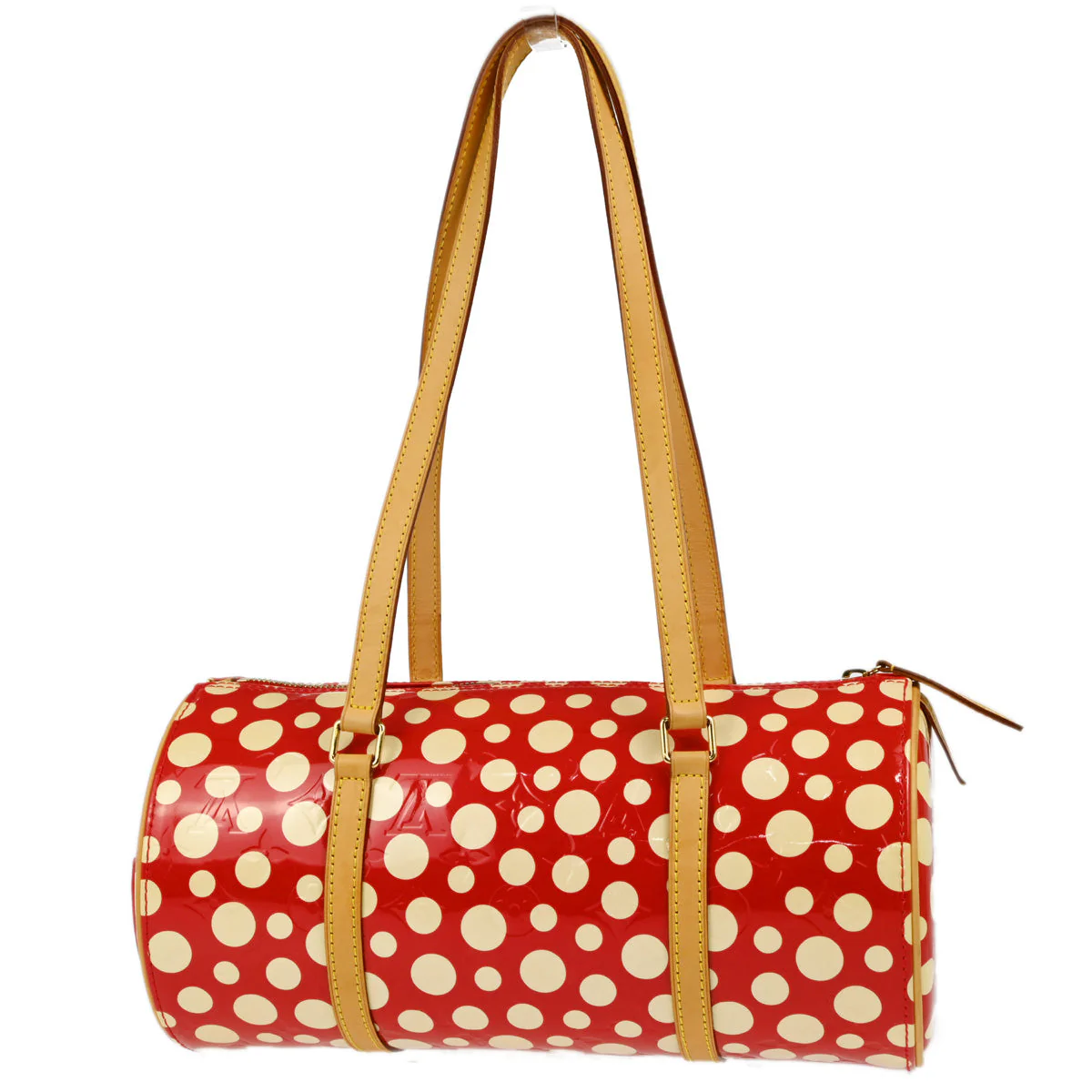 Louis Vuitton Yayoi Kusama 2012 Red Vernis Dot Infinity Papillon Handbag M91425 - Image 2