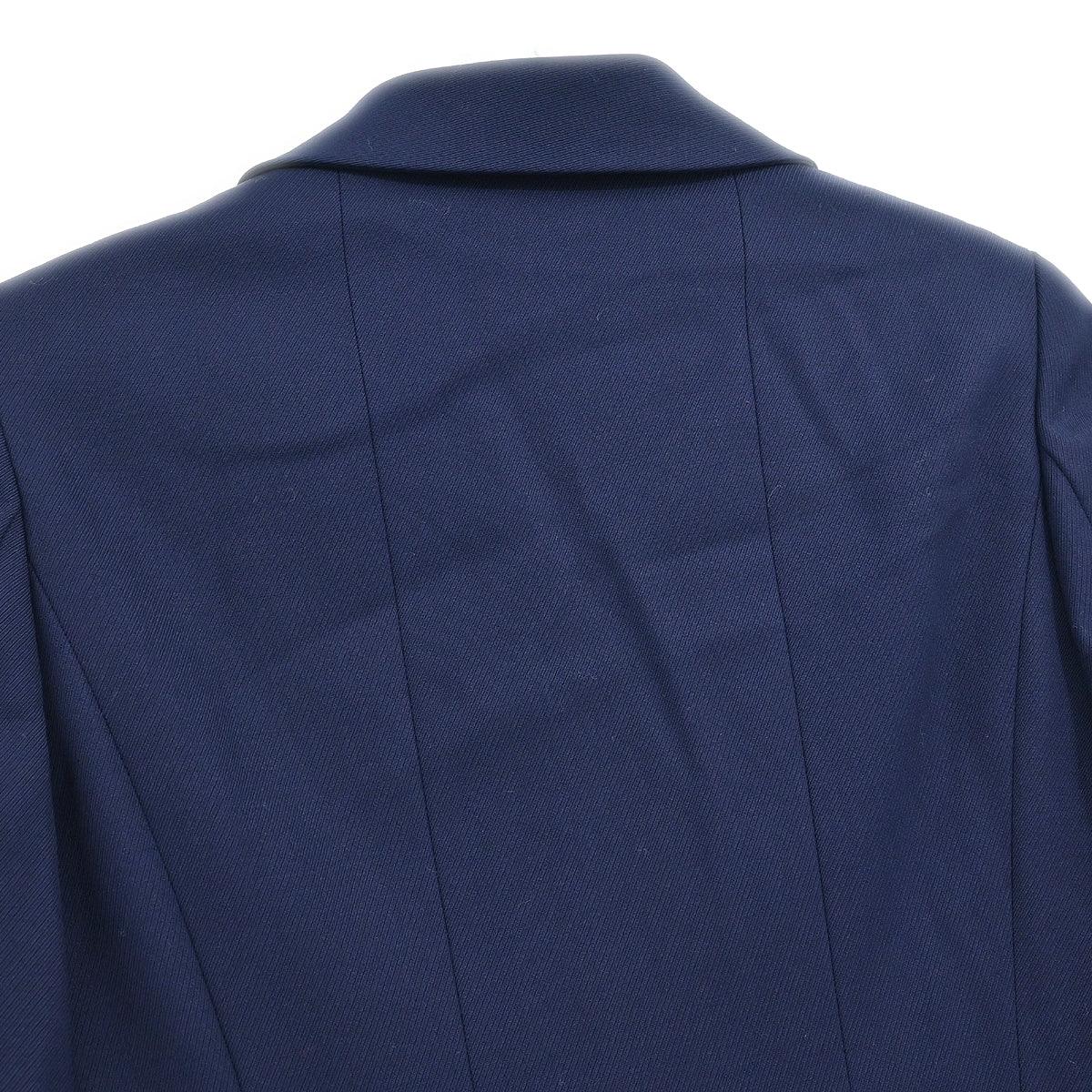 Chanel 1996 Double Breasted Jacket Navy #36 - Image 3