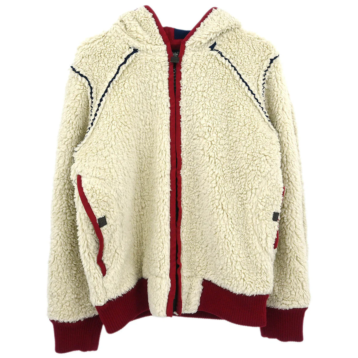 Chanel Sport Line Zip Up Jacket Off-white
