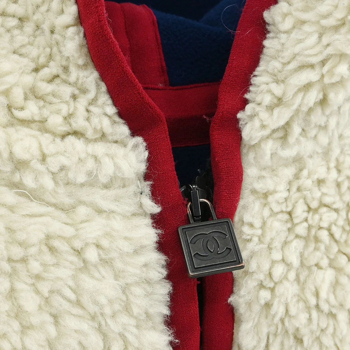 Chanel Sport Line Zip Up Jacket Off-white - Image 3