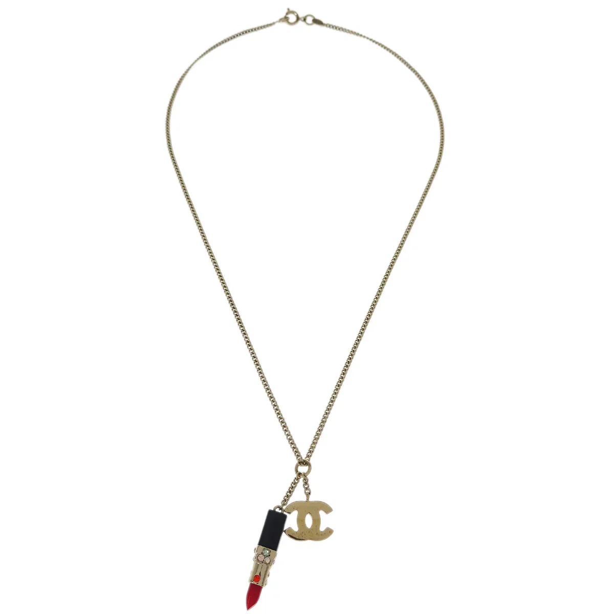 Chanel Lipstick Pendant Necklace 05P - Image 4