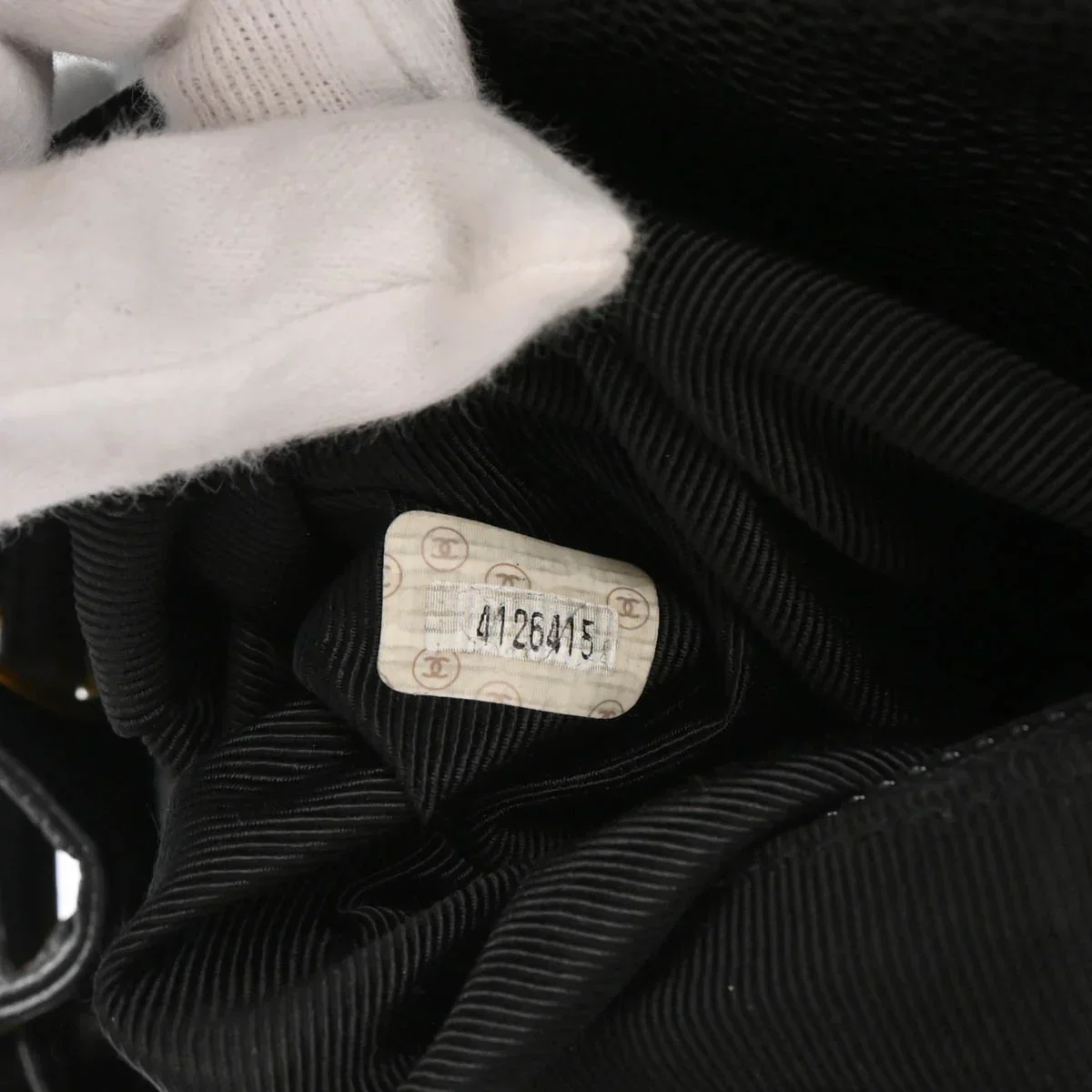 Chanel 1996-1997 Black Caviar Triple CC Backpack - Image 10