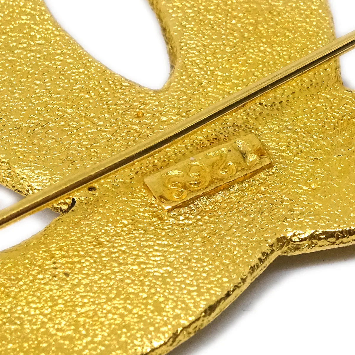Chanel CC Brooch Pin Gold 29/1263 - Image 4