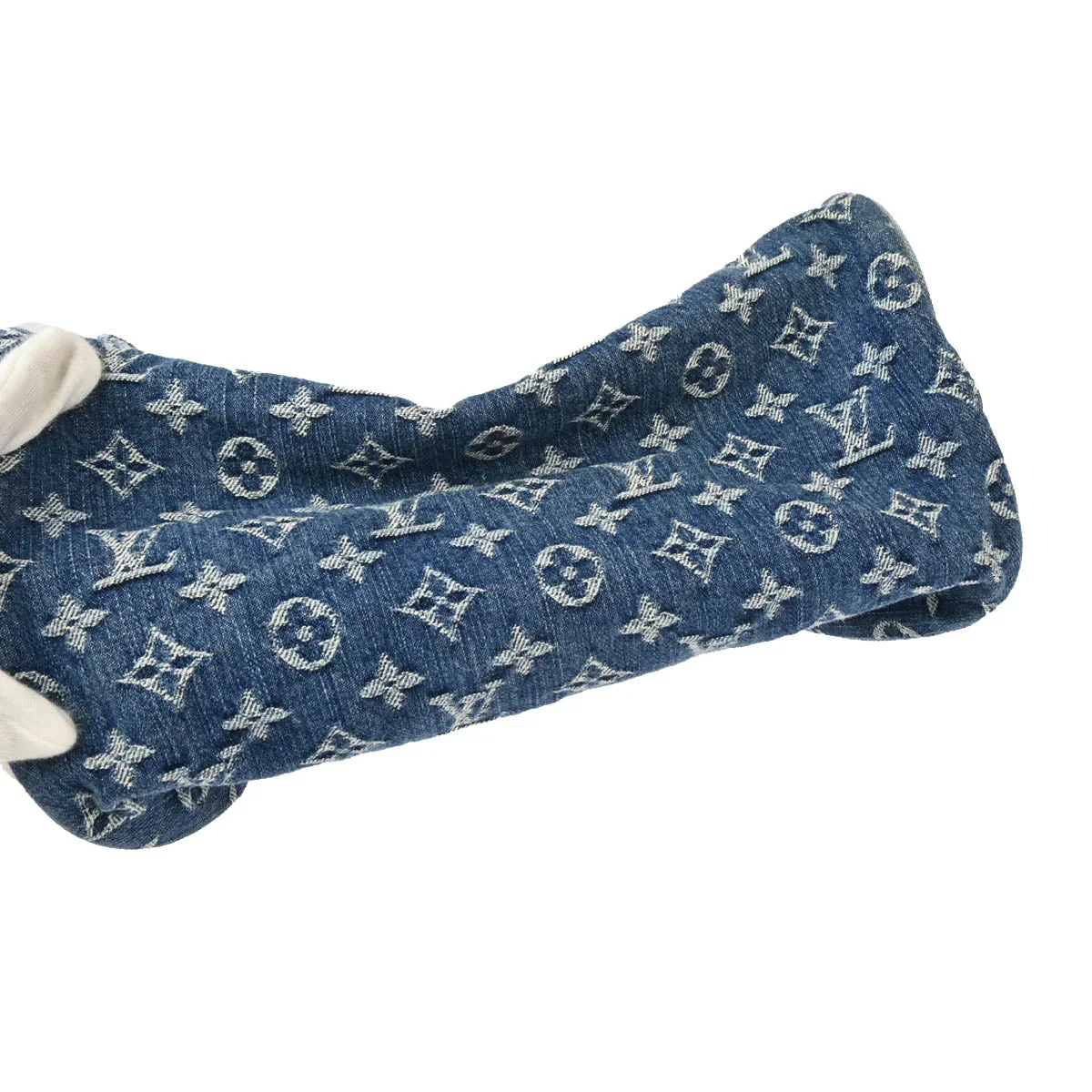 Louis Vuitton 2005 Blue Monogram Denim Neo Speedy Handbag M95019 - Image 5