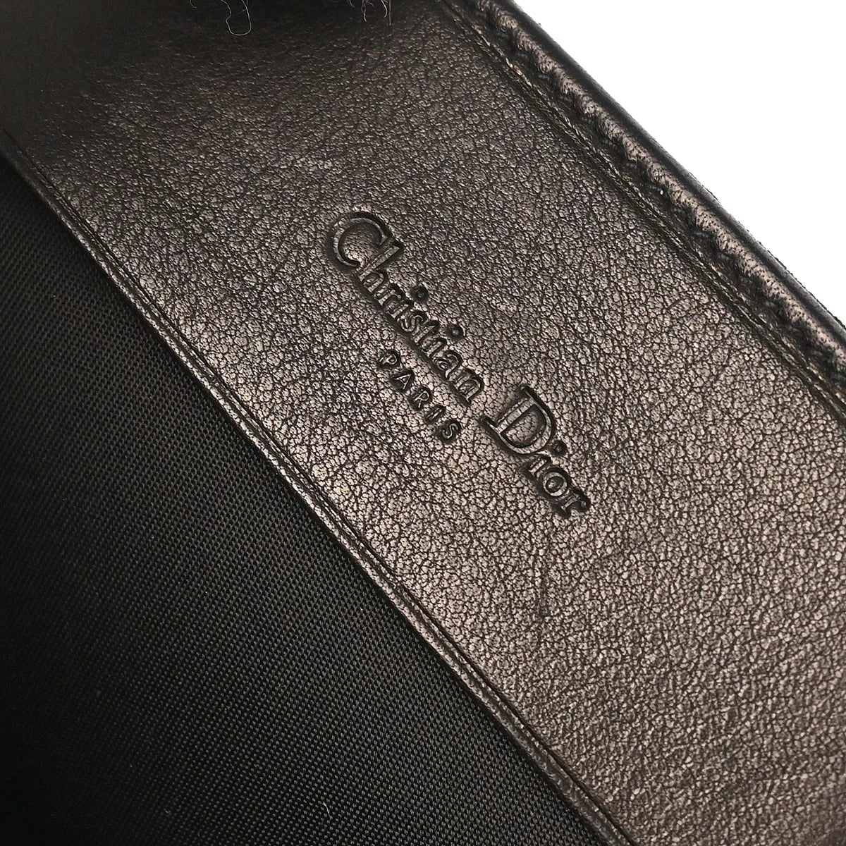 Christian Dior 2003 Black Trotter Street Chic Coin Case Wallet - Image 6