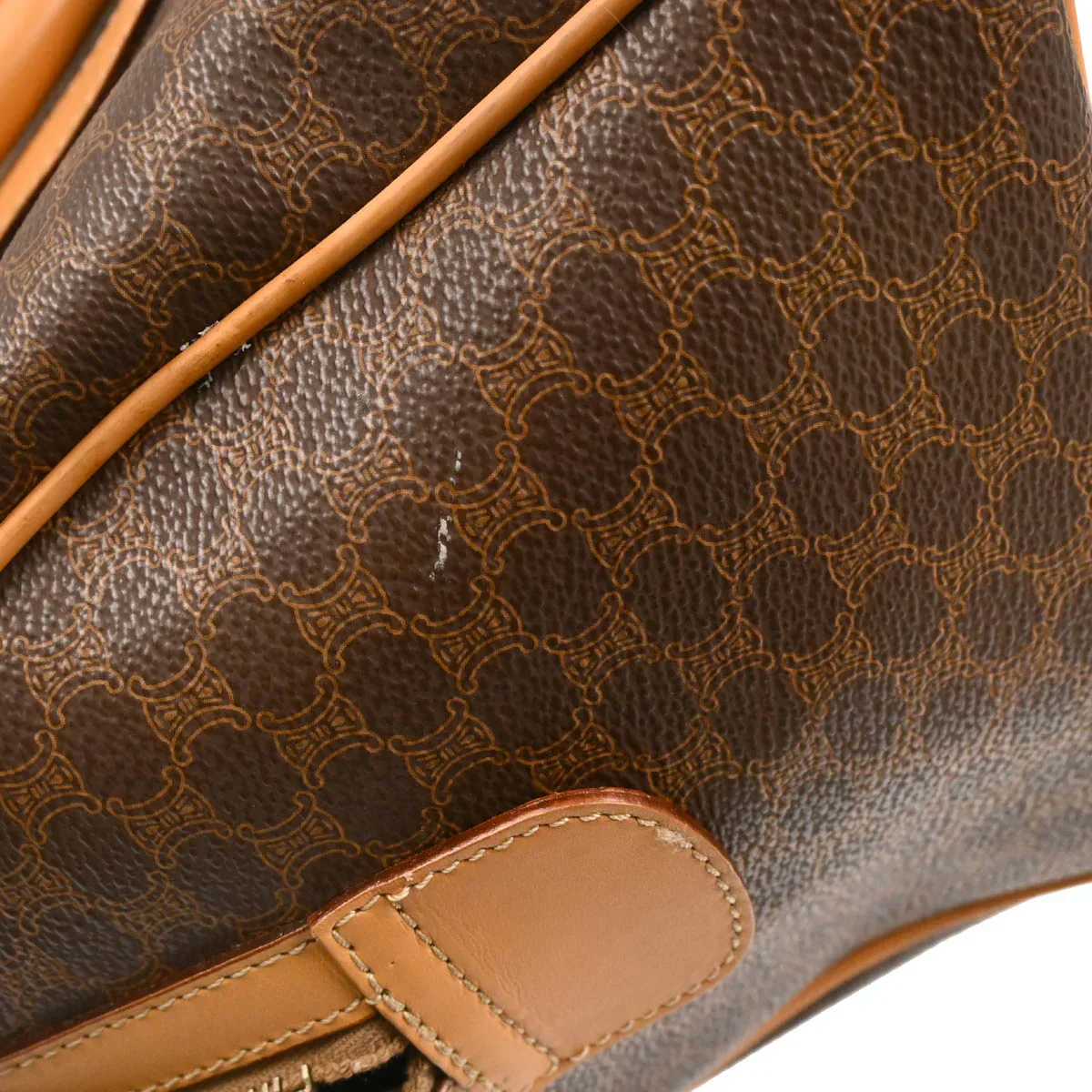Celine Brown Macadam Handbag - Image 6