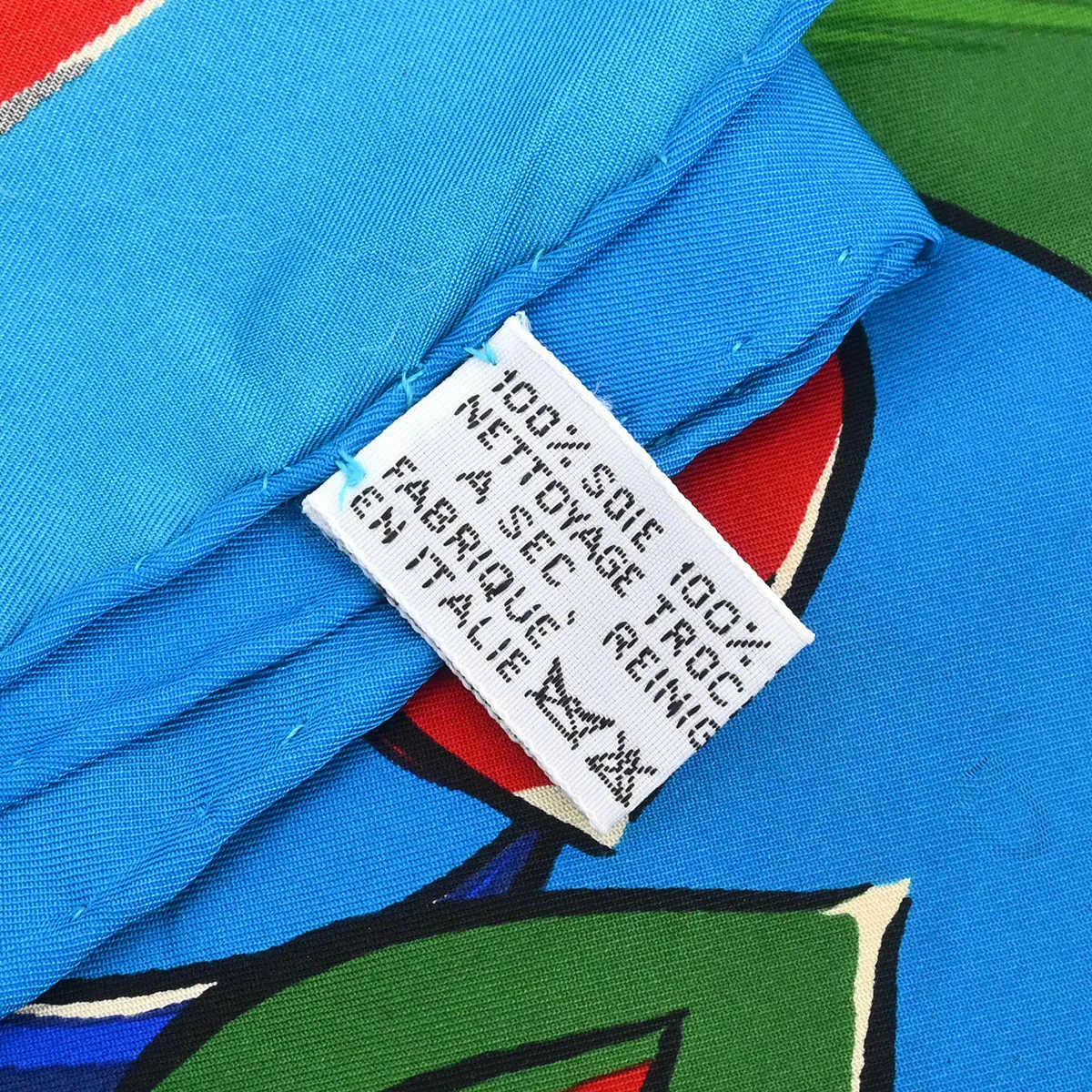 Chanel Blue Scarf Small Good - Image 3