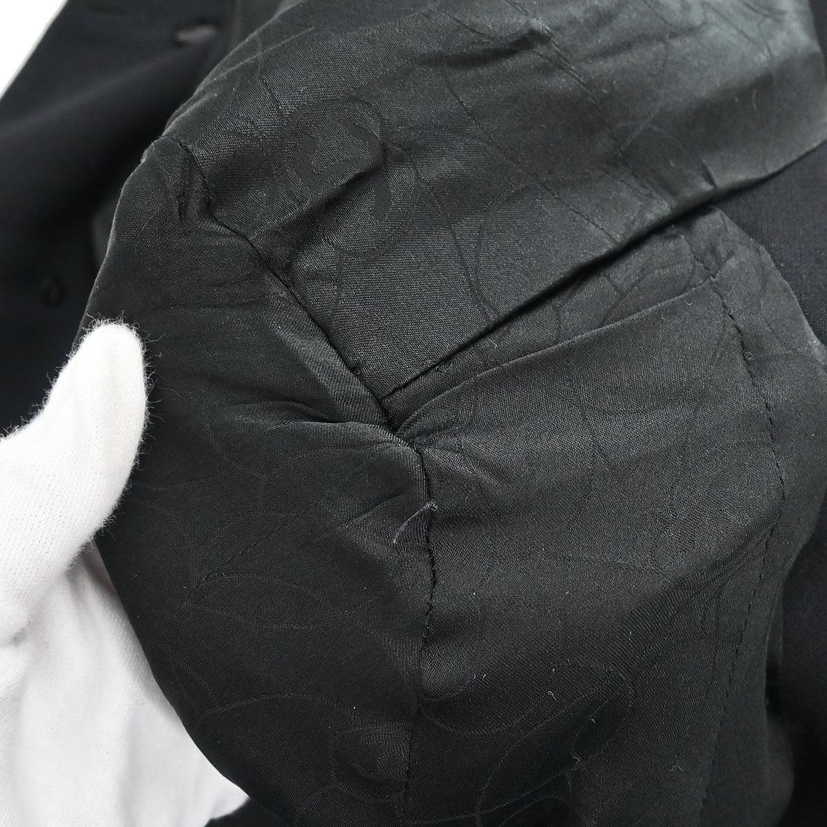 Chanel 2003 Single Breasted Jacket Black #38 - Image 7