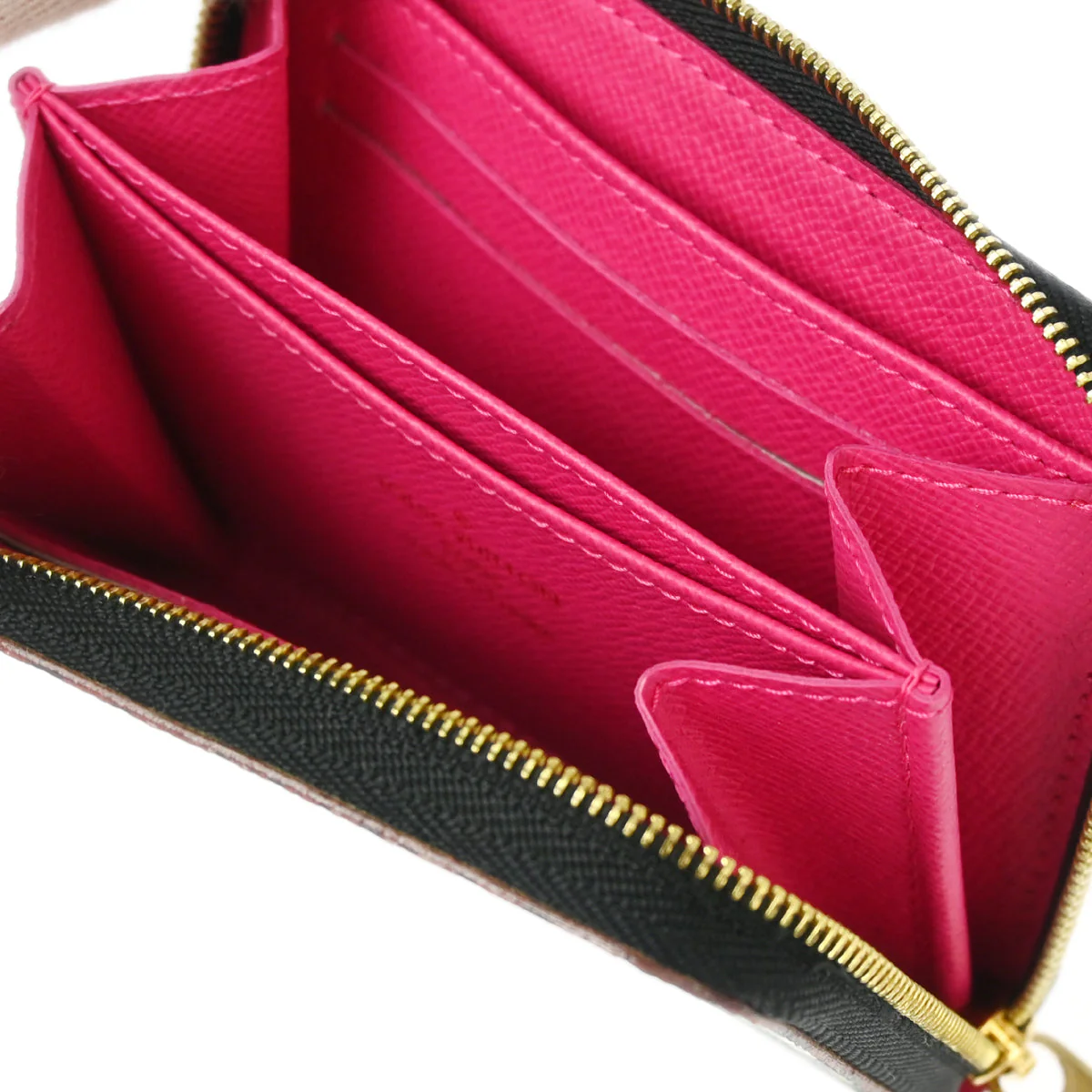 Louis Vuitton 2011 Black Multicolor Zippy Coin Purse Wallet M93740 - Image 5