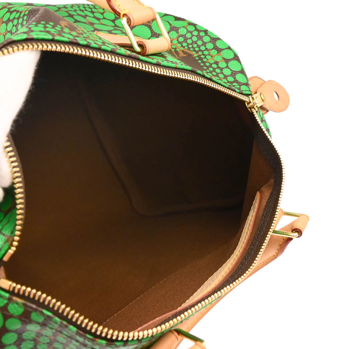 Louis Vuitton 2012 Yayoi Kusama Pumpkin Dot Speedy 30 Handbag M40694 - Image 3
