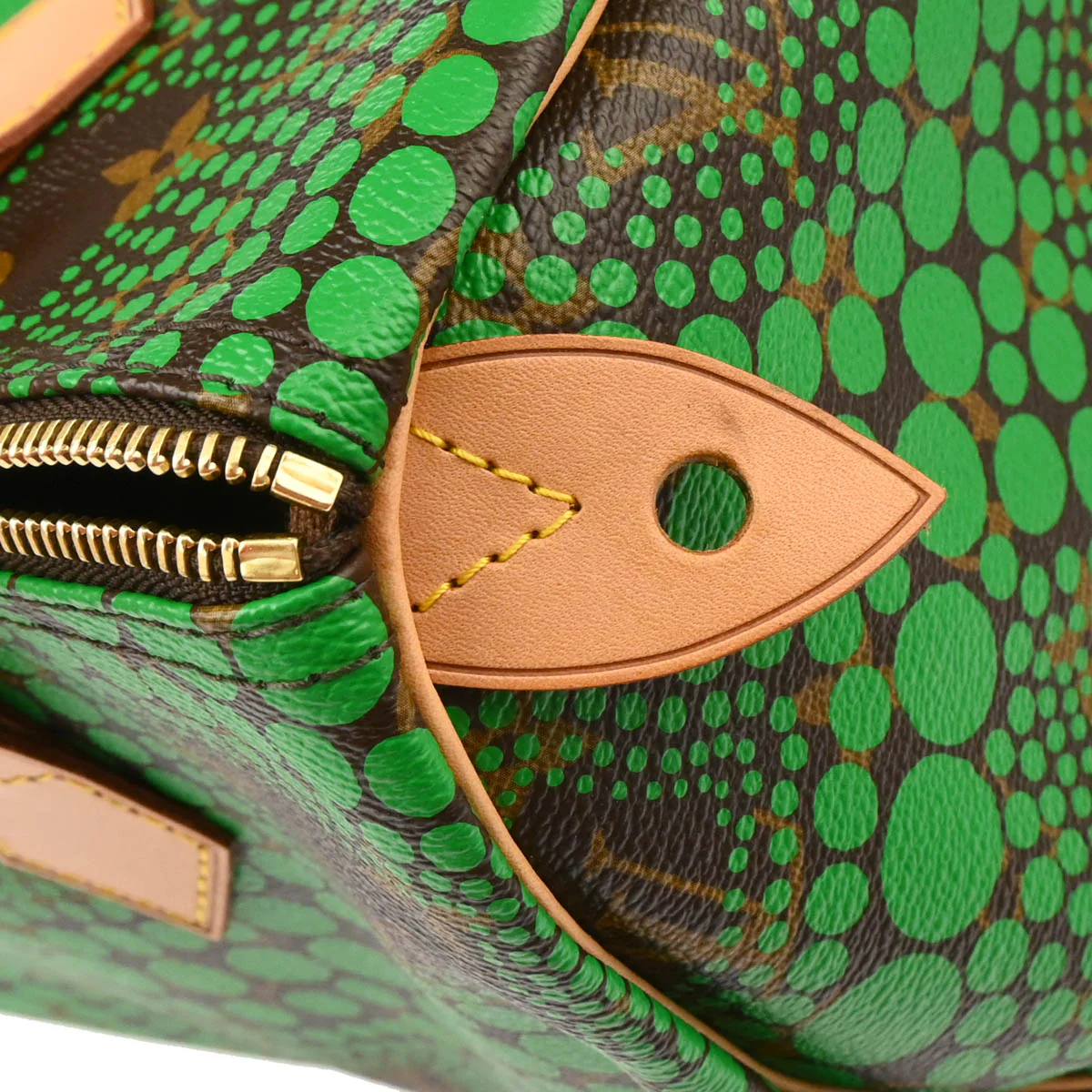 Louis Vuitton 2012 Yayoi Kusama Pumpkin Dot Speedy 30 Handbag M40694 - Image 7