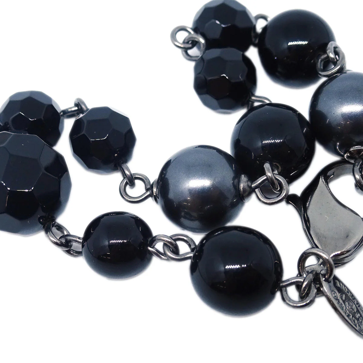 Chanel Bracelet Costume Pearl Black A13V - Image 2