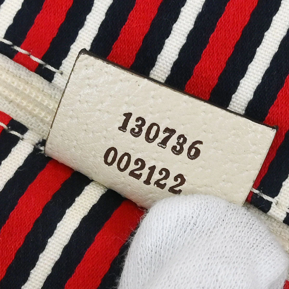 Gucci Navy Abbey Tote Handbag - Image 9