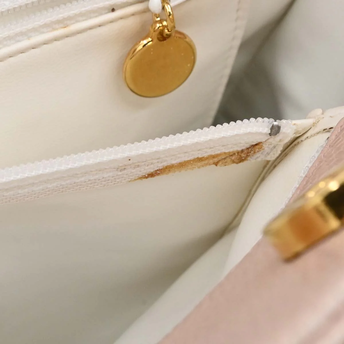 Chanel 1994-1996 Light Pink Caviar Tote Shoulder Bag - Image 8