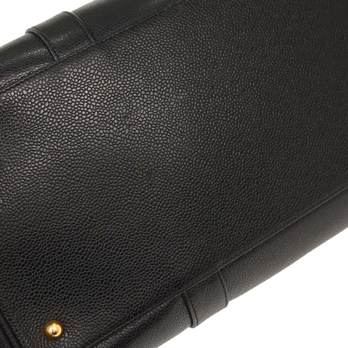 Chanel Black Calfskin 2way Shoulder Duffle Handbag - Image 4