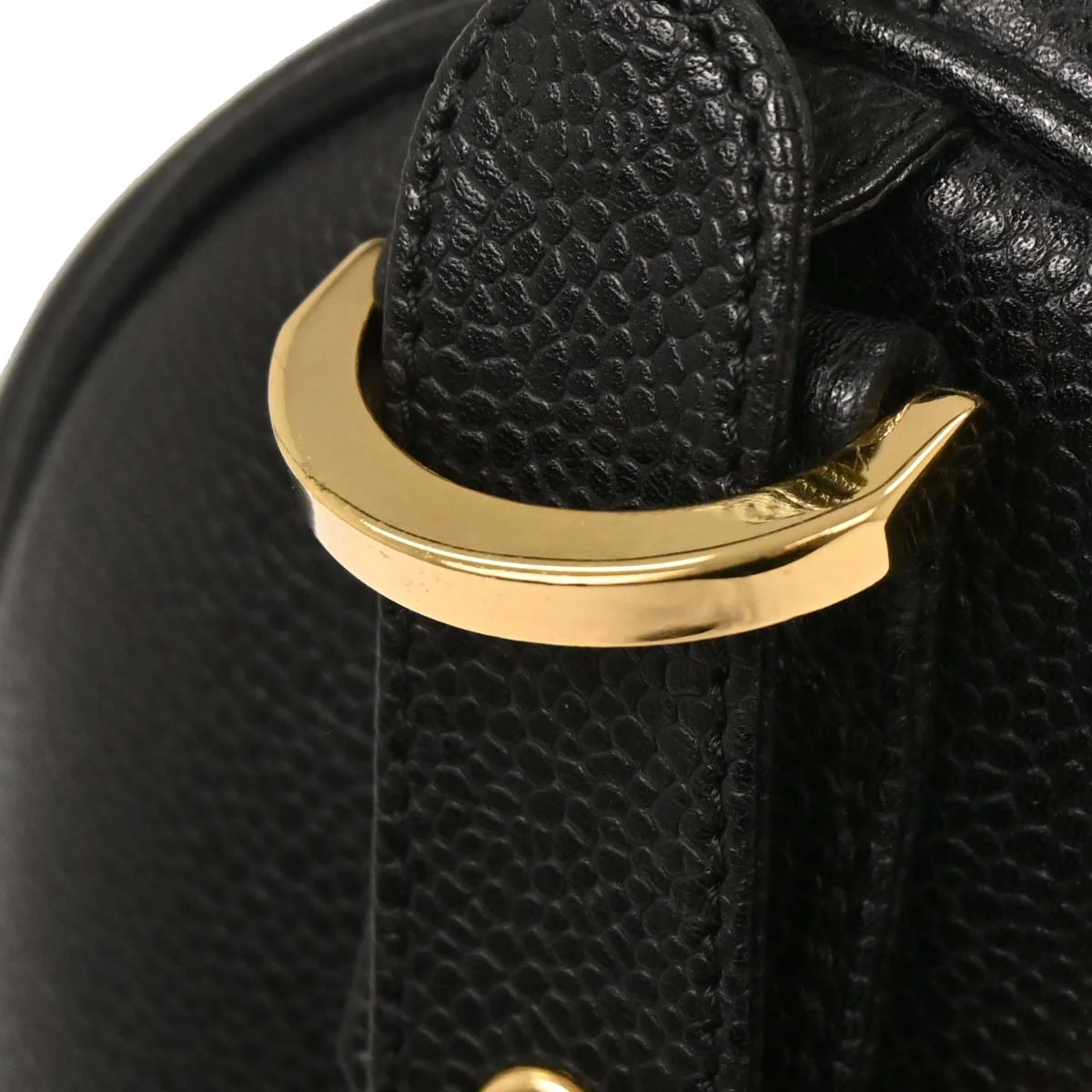 Chanel Black Calfskin 2way Shoulder Duffle Handbag - Image 5